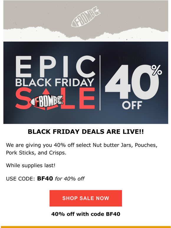  BLACK FRIDAY SAVINGS 