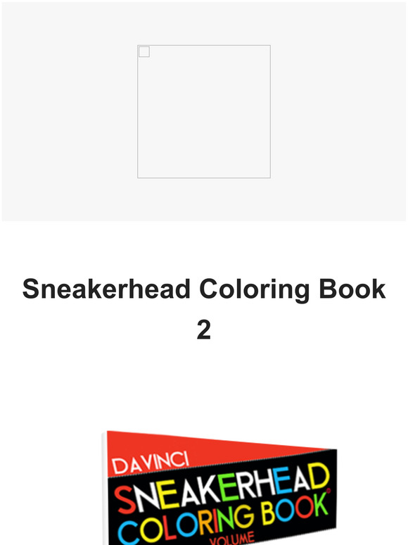 NEW Sneaker coloring book just drop today