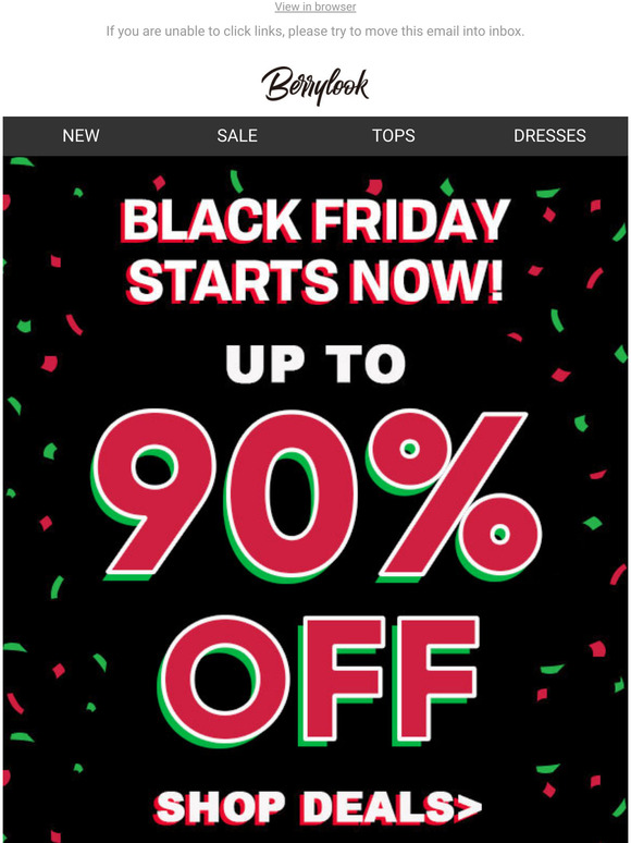RE: Confirmation Of Your Black Friday invitation