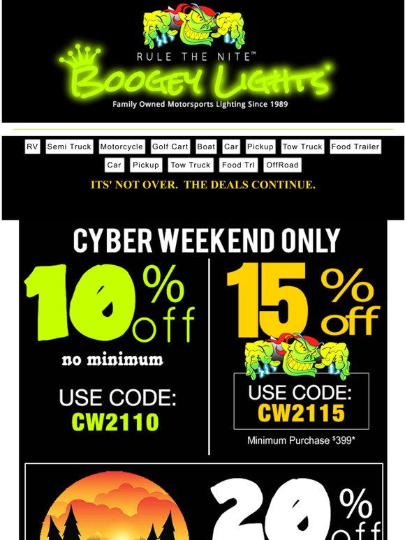 Early Access: Exclusive Cyber Weekend Discounts
