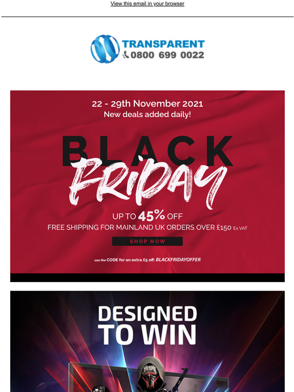 Black Friday is HERE  Dont miss out