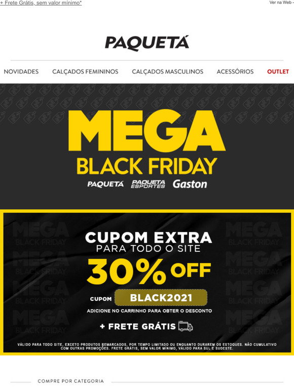 PaquetaCalçados: + de 1.100 itens com até 60% OFF | BLACK FRIDAY | Milled