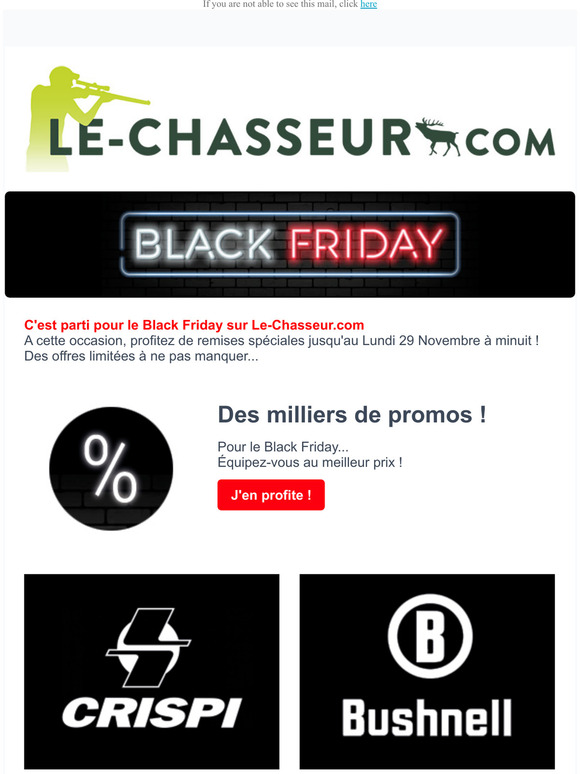 C'est parti pour le Black Friday !