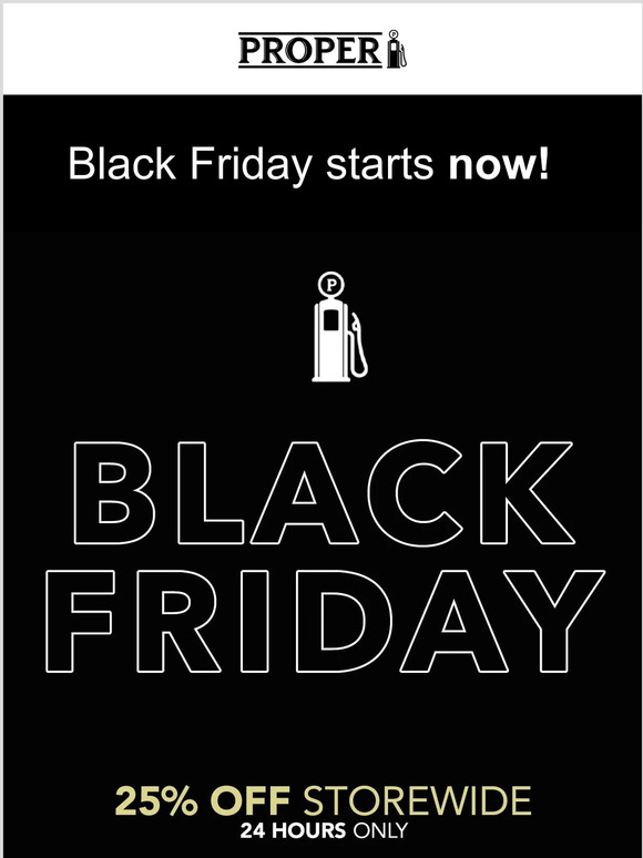 25% Off The Whole Store Starts Now!