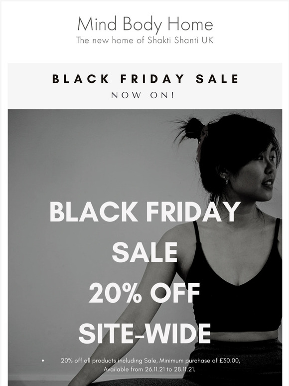 BLACK FRIDAY SALE STARTS NOW