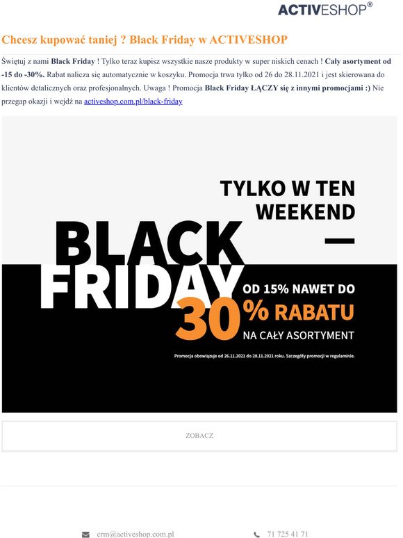 Black Friday - cay asortyment do -30%