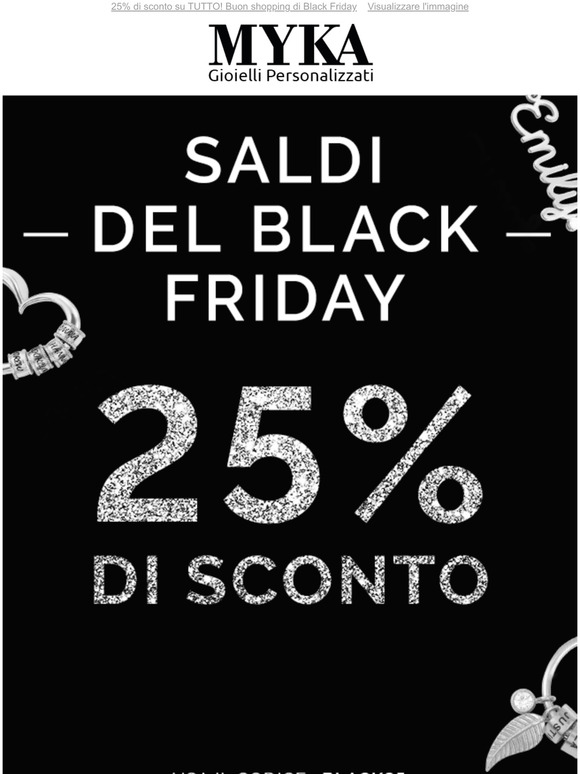  Saldi BLACK FRIDAY - Oggi  il giorno!