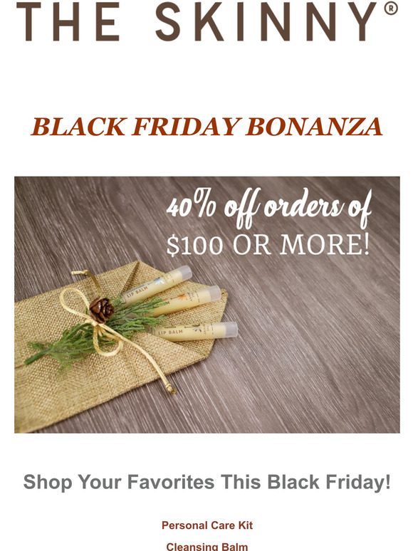 Ring the Alarm... BLACK FRIDAY IS HERE!