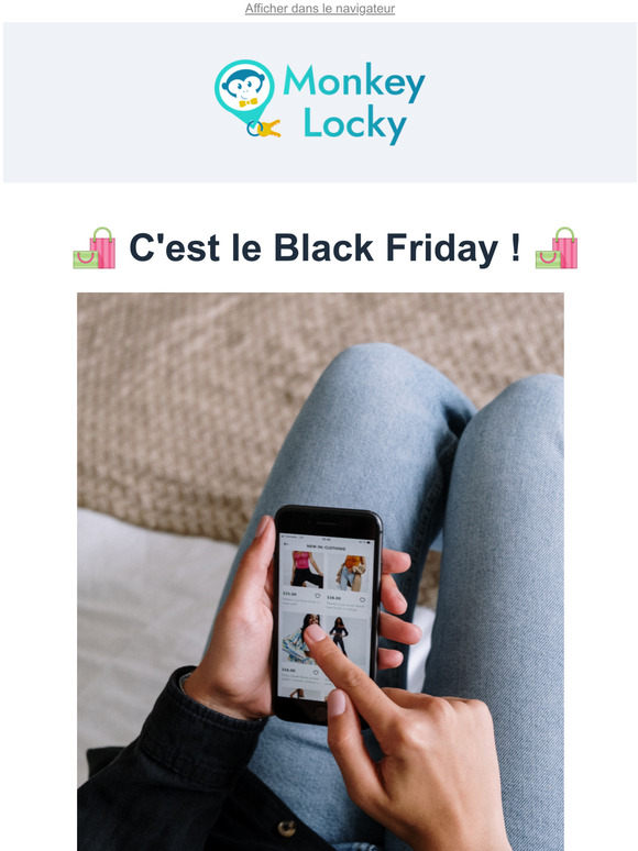 Ne manquez pas le BLACK FRIDAY