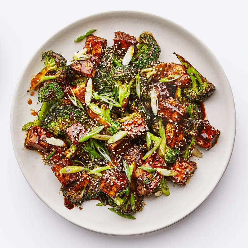 Sesame Tofu With Broccoli recipe