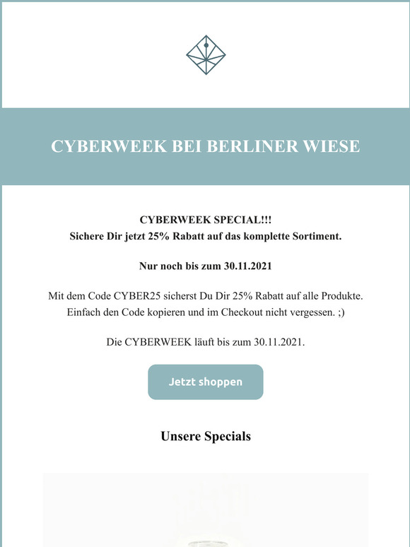 CYBERWEEK BEI BERLINER WIESE