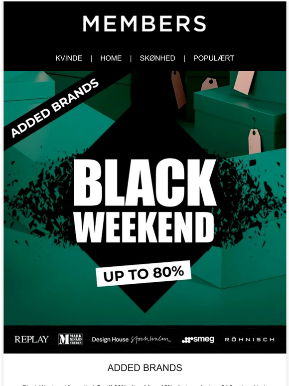 Black Weekend forstter  Ny dag, nye tilbud!