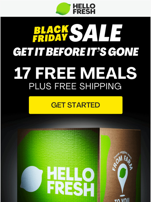 hellofresh 17 FREE MEALS Our best deal yet Milled