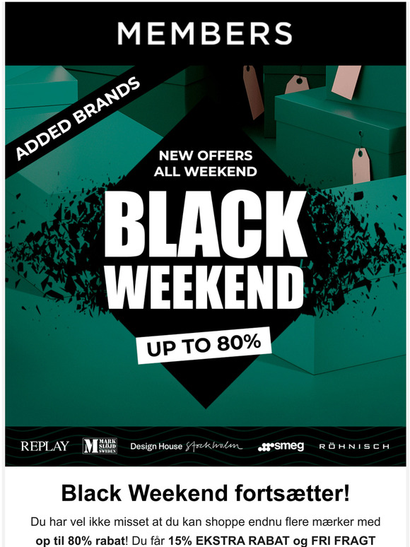 Se dagens udvalgte Black Weekend deals