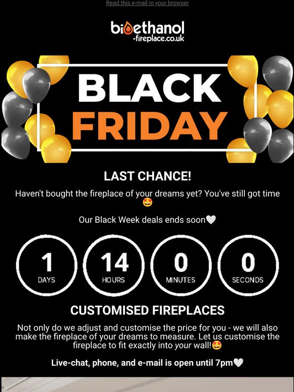 Hurry up and get the last Black Friday offers!