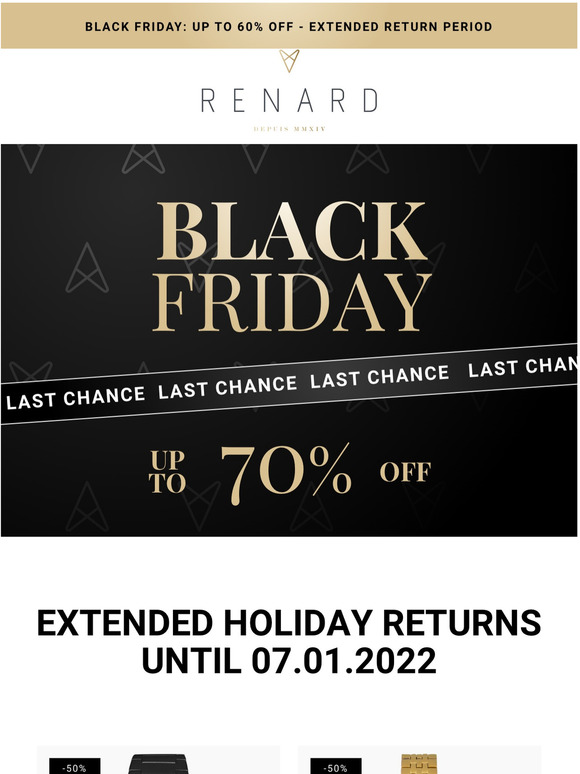 We've decided to extend Black Friday! Topdeals -70%!