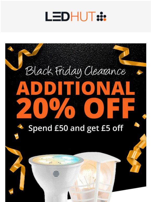 Led Hut Ltd Email Newsletters Shop Sales, Discounts, and Coupon Codes