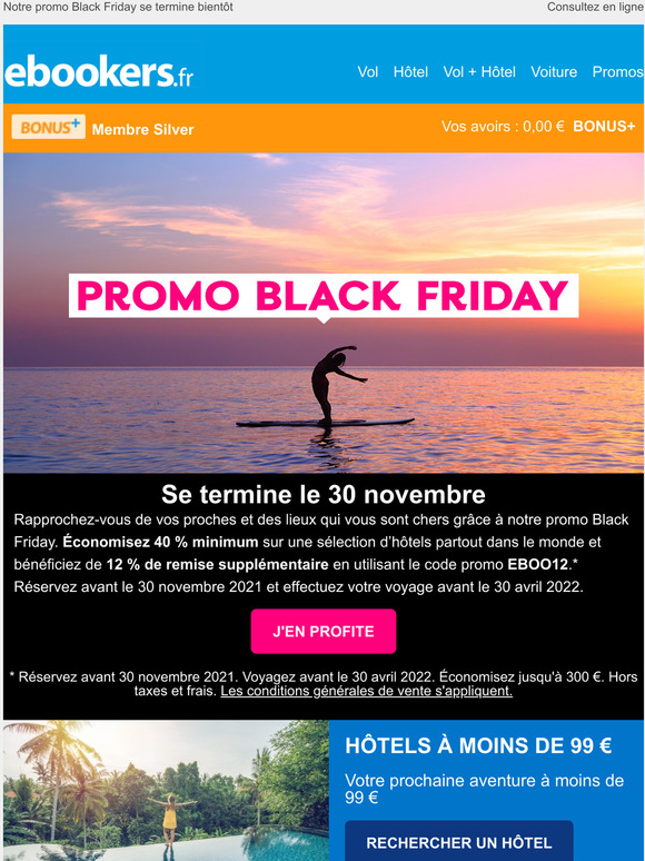 Minimum 40 % de remise sur les htels
