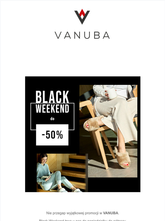 Black Friday w VANUBA trwa do poniedziaku do-50%