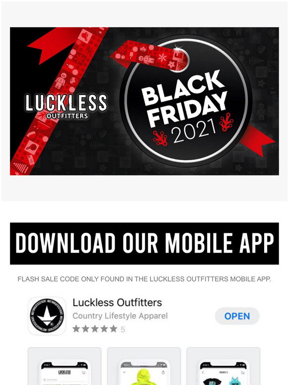 Luckless Outfitters: FLASH SALE 