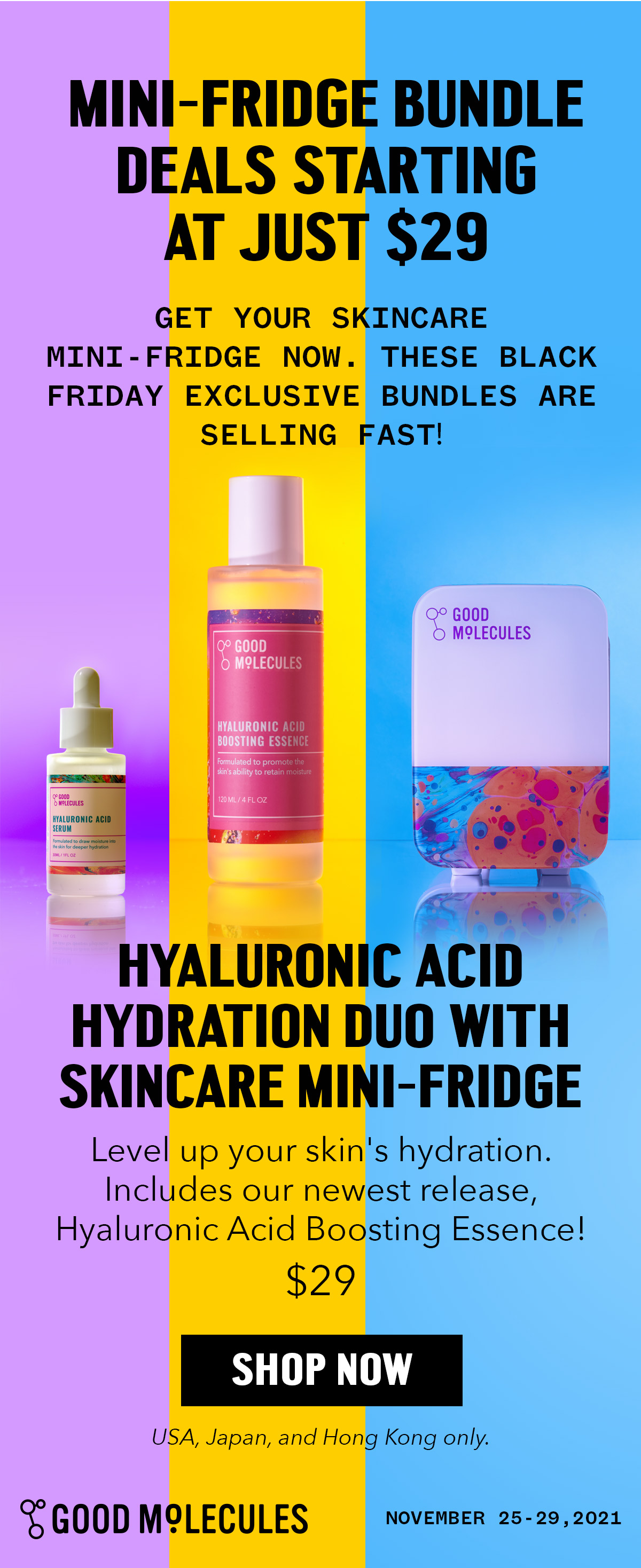 Good Molecules get your skincare fridge now in a 29 bundle Milled