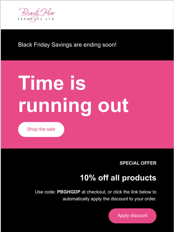 Black Friday Savings All Weekend.