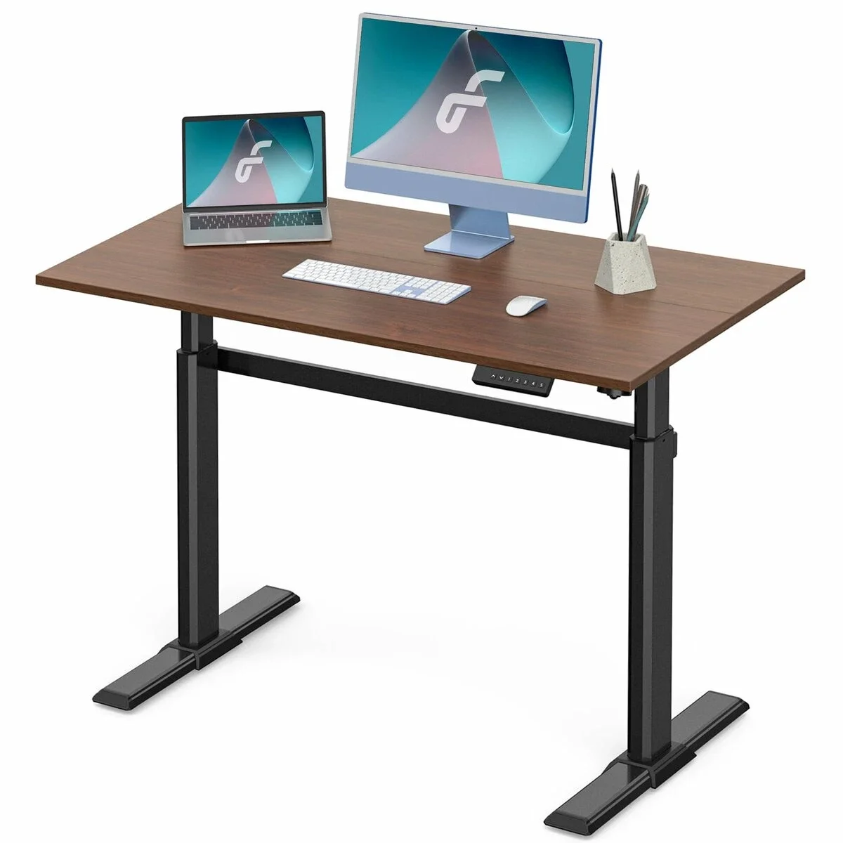 Electric Stand Up Computer Desk 43“x24” Inches