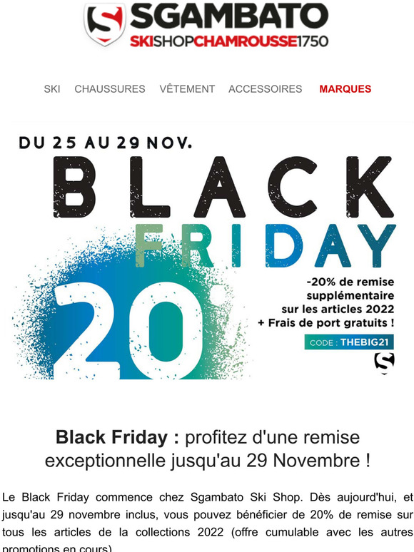 La Black Week, c'est le moment de s'quiper !