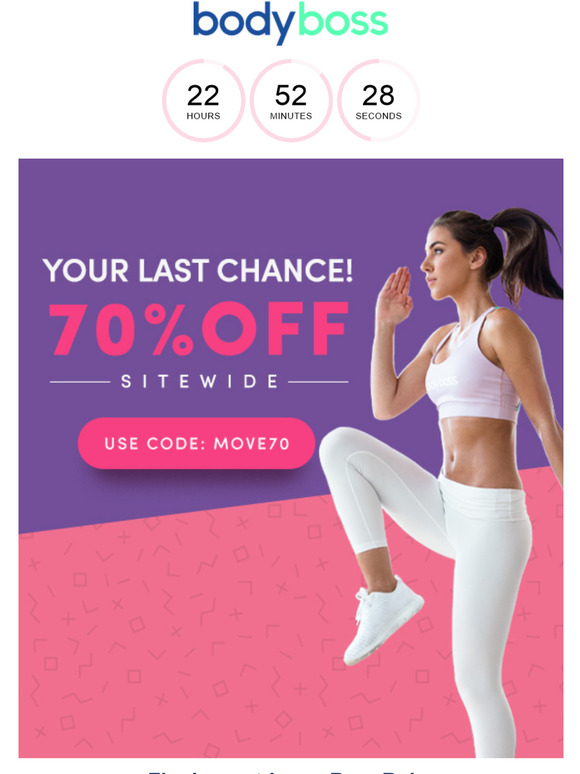 Last chance: 70% OFF sitewide