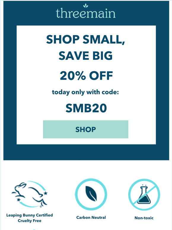 Shop Small and Save Big