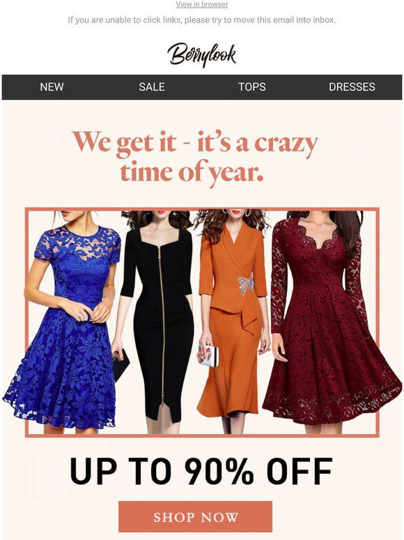 Your next dress  Up to 90% off