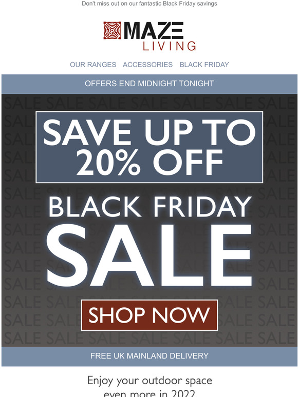 FINAL CALL  Save up to 20%