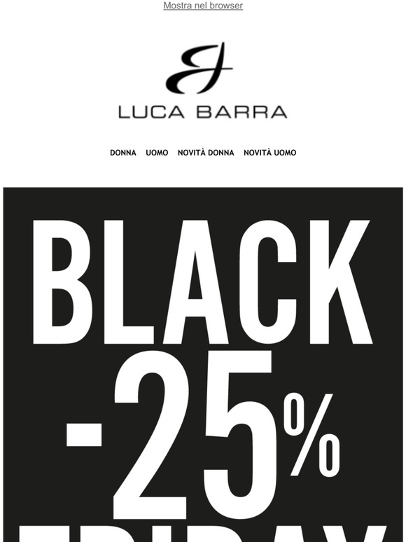 -25%! Ultime ore di sconti