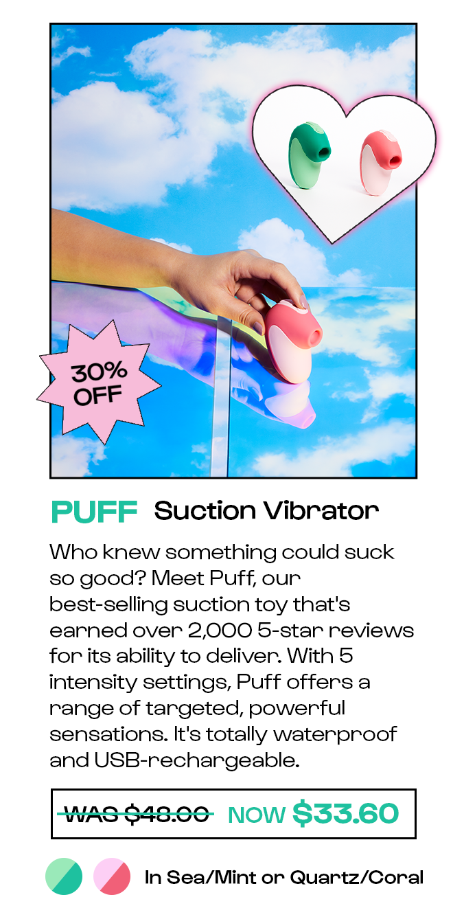 Puff Suction Vibrator