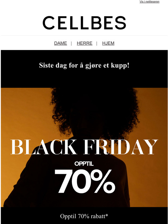 Siste sjanse! Opptil 70% rabatt