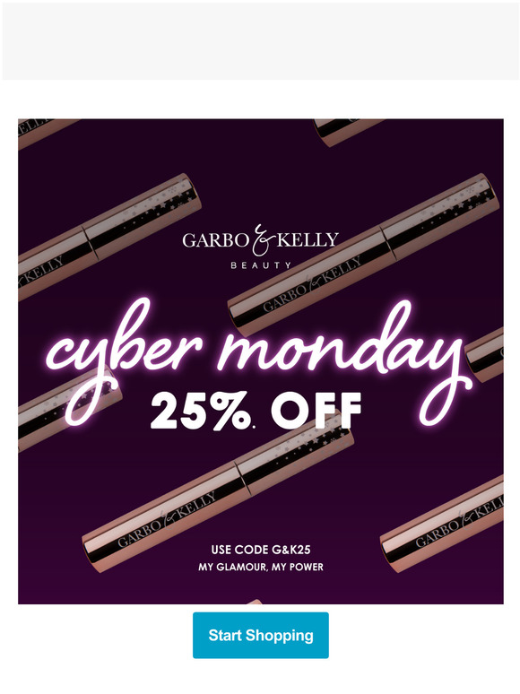 Cyber Monday 25% off all products