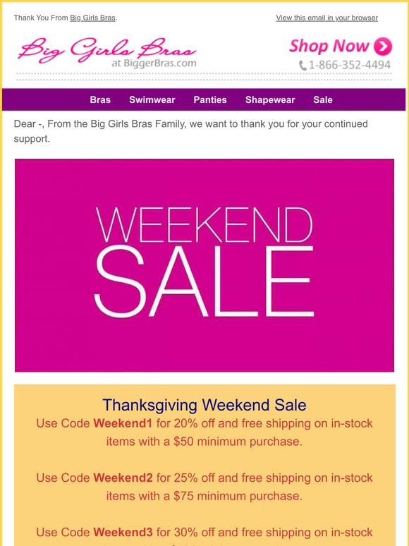 Thanksgiving weekend sale continues!!