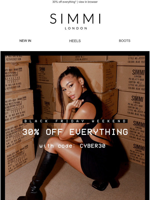 30% OFF EVERYTHING STILL ON