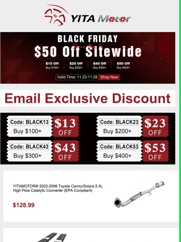 Don't Miss the Last Day for Black Friday Sale!