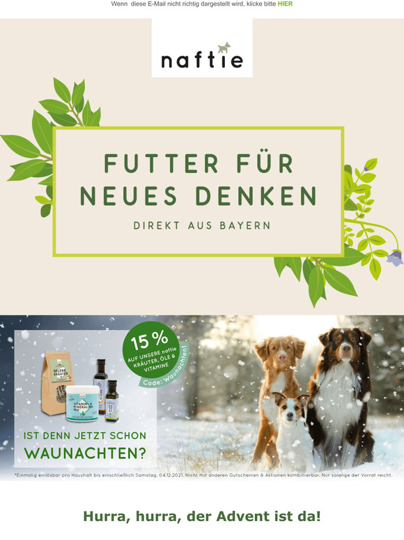 Hurra, hurra, der Advent ist da!
