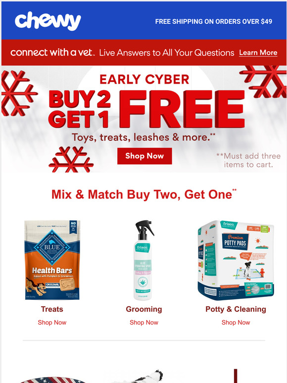 chewy buy one get one