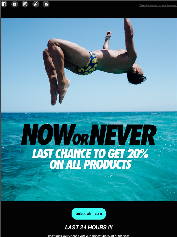 Last chance!!  Now or Never.