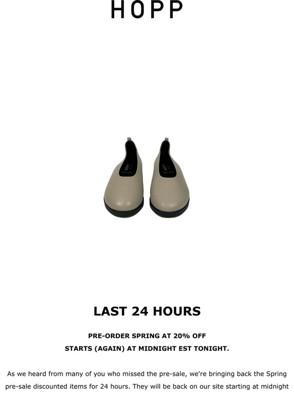 Last 24 HOURS to pre-order Spring at 20% off! For real this time...