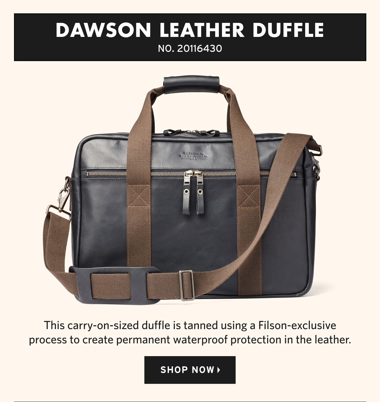 Filson Cyber Monday is Live Milled