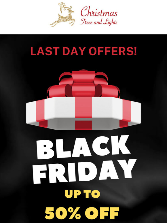 Last day Black Friday Offers! Up to 50% OFF