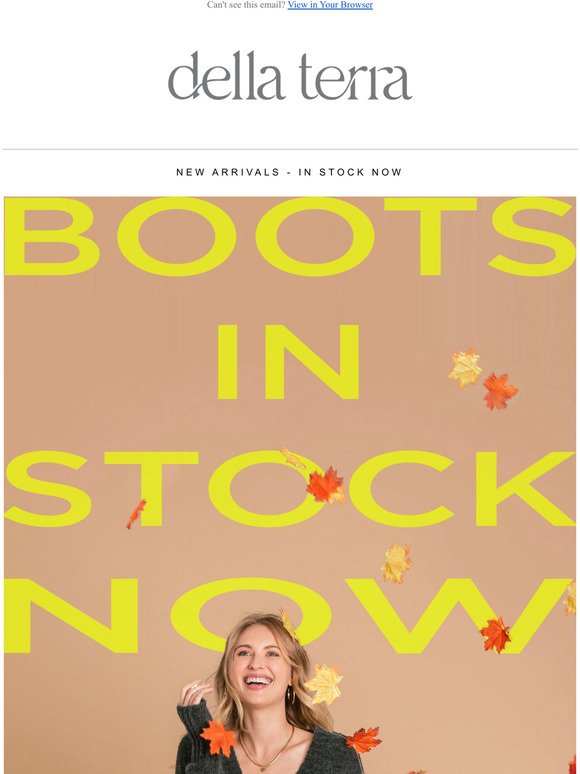 ALL BOOTS IN STOCK NOW!