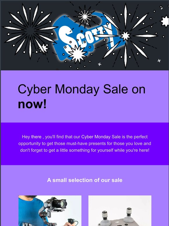Cyber Monday Sale Final Hours at Scotty Makes Stuff