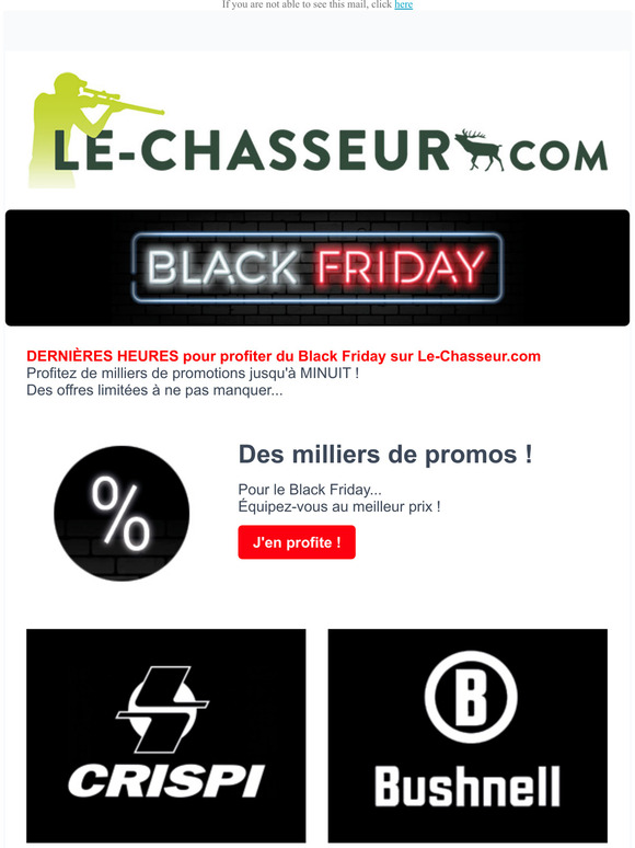 le chasseur Offre spciale SOLDES sur Chasseur Profitez