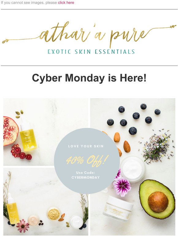 Cyber Monday is Here! 40% Off!   