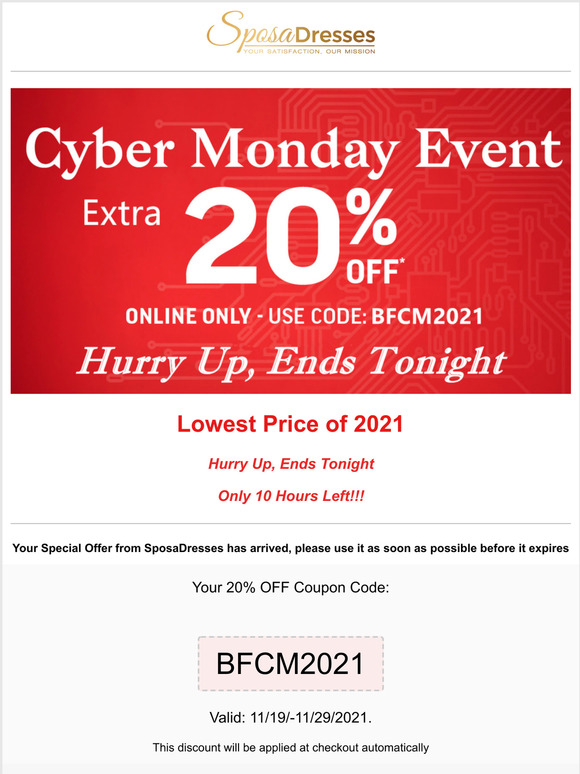 Hurry Up, Only 10 Hours Left: 20% Off Ends Tonight!